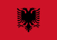 Albánia Nemzeti zászló