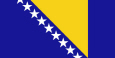 Bosnien-Hercegovina Nationalflag